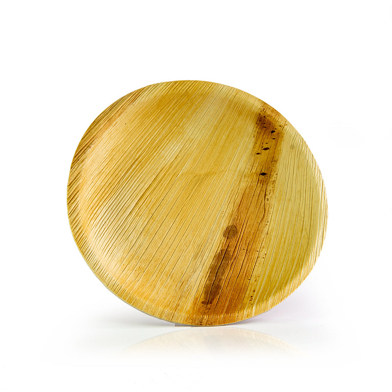 20cm Palm Leaf Round Plates